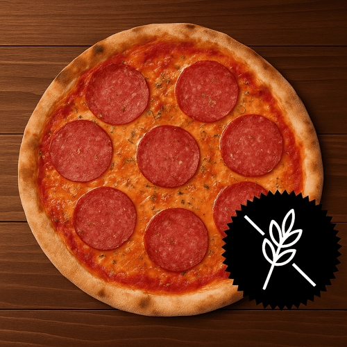 Pizza Salame Glutenfrei