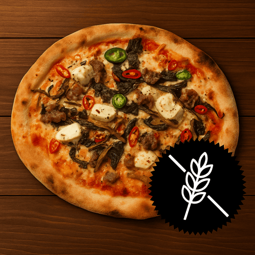 Pizza Salsiccia Bianca Glutenfrei