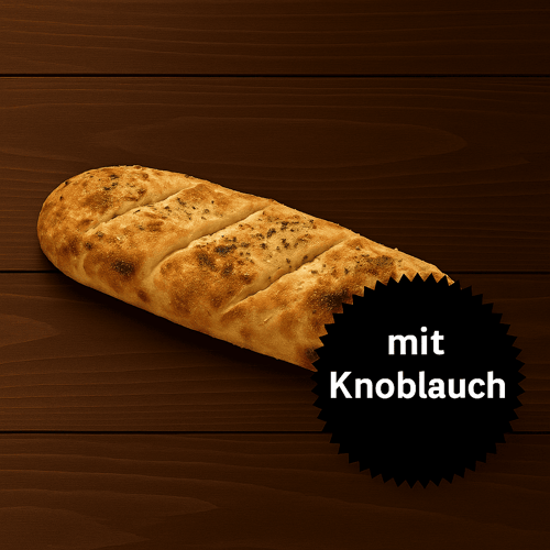 Pizzabrot mit Knoblauch