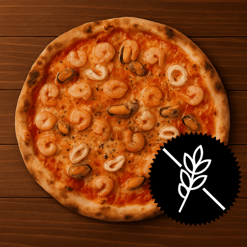 Pizza Frutti di Mare Glutenfrei
