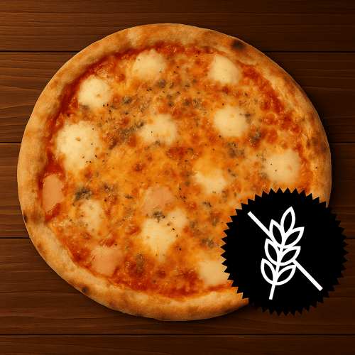 Pizza Quattro Formaggi Glutenfrei
