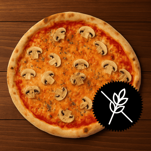 Pizza Funghi Glutenfrei