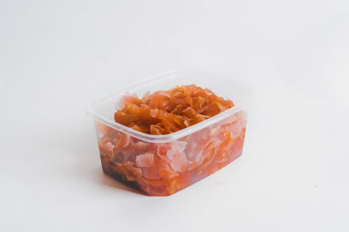 Bakje gari shoga met sojasaus