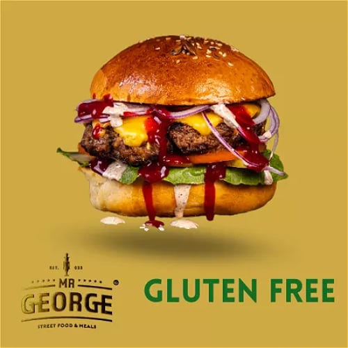 Gluten Free BBQ Hamburger Broodje - Nieuw