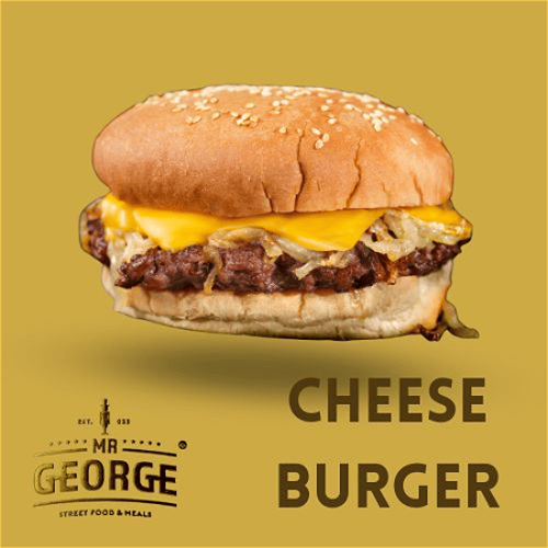 Mr. George Cheese Burger Black Angus
