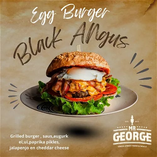 Black Angus Egg (op Houtskool) - Nieuw!!