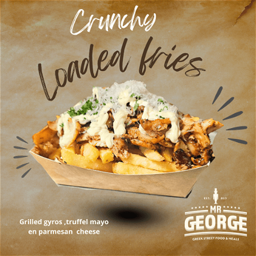 Loaded Truffel Cheese Crunchy Fries. Nieuw!