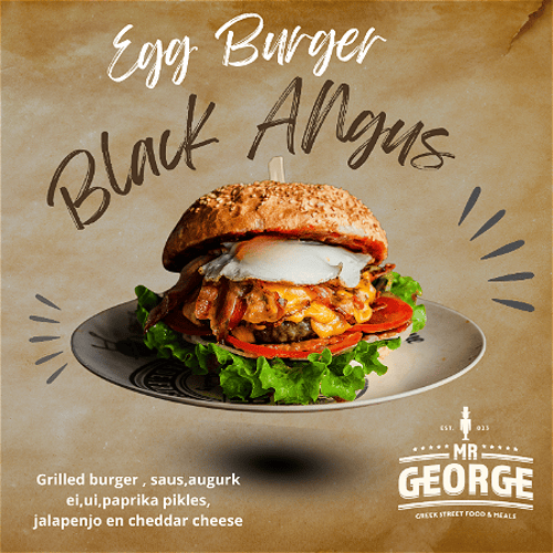 Nieuw!! Black Angus Egg (op Houtskool)