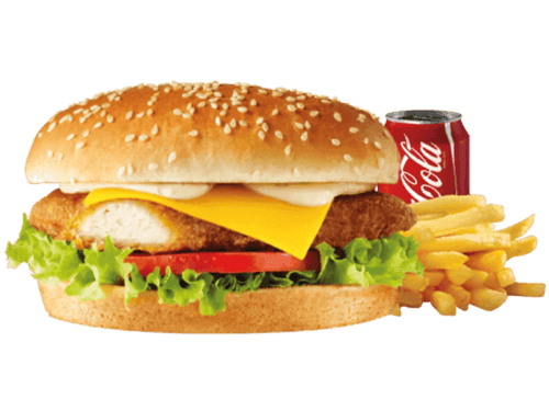Hot chicken burger menu