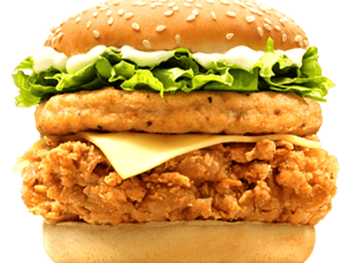 Rosti burger kip