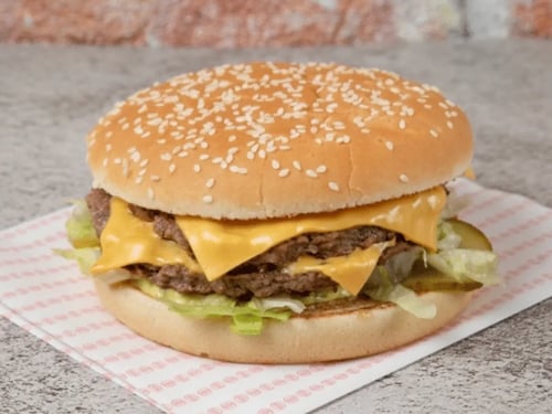 Dubbele American burger