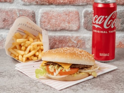 Los Angeles burger menu