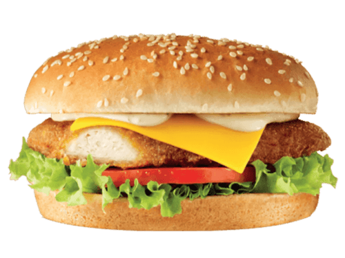 Hot chicken burger