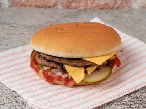Dubbele cheeseburger
