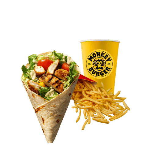 Caesar-Wrap Menü