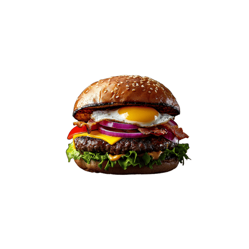Bacon Eggs Burger 