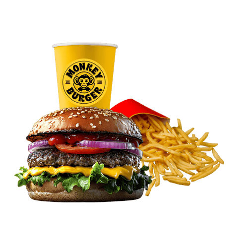 Hamburger als Menü