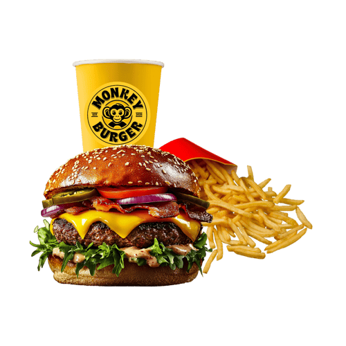 Hollandaise Burger als Menü