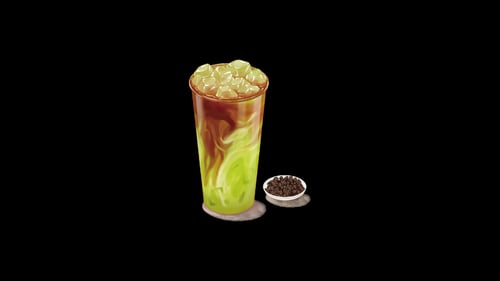 Matcha Coffee Latte (L)