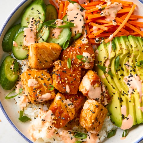 Unagi Salmon Bowl