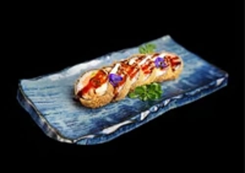 Crunchy Roll mit Lachs