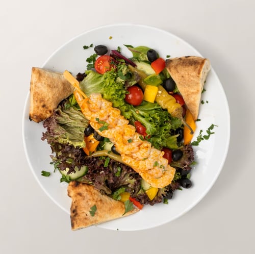Insalata Mista con Gamberetti