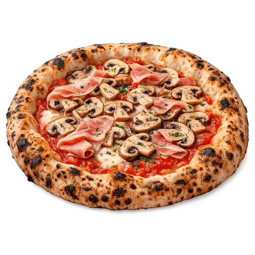 Pizza Prosciutto e Funghi