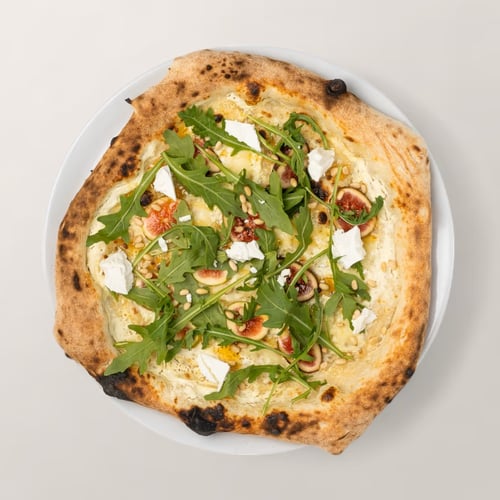 Pizza Bianca Rucola e Fiche