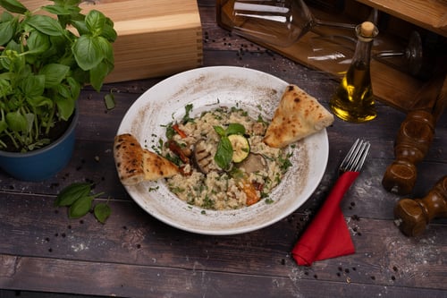 Risotto con Verdure Grigliate