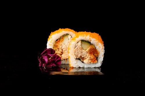 Inside Out Roll Spicy Salmon