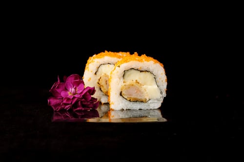 Inside Out Roll Ebi Tempura Mozzarella