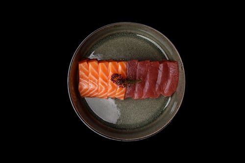 Sashimi Sake Maguro