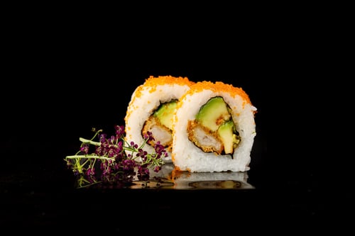 Inside Out Roll Spicy Ebi Tempura