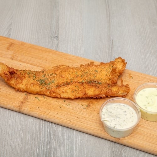 Lekkerbek met saus