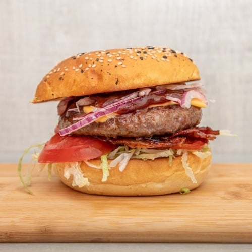 Mebri smokey bacon special burger 300g