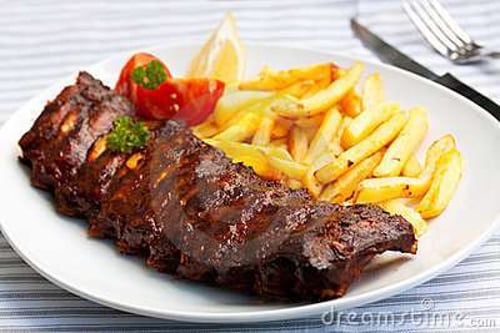 Spare-ribs menu