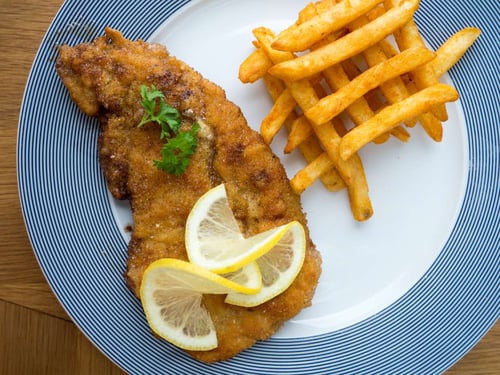 Schnitzel menu