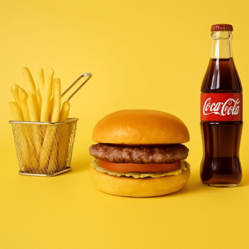 Classic burger menu