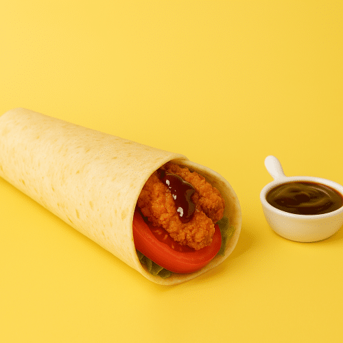 BBQ chick'n wrap