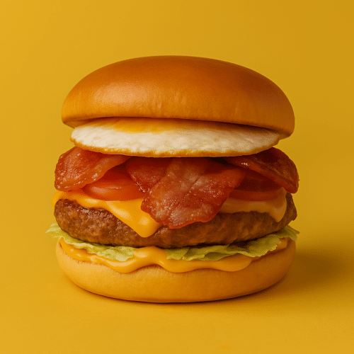 Fried egg burger
