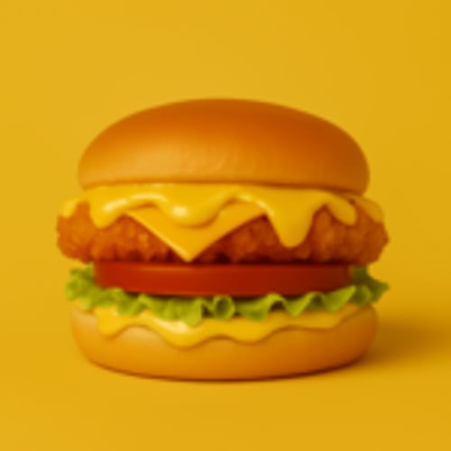 Honey mustard burger