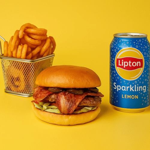 Smokey BBQ burger menu