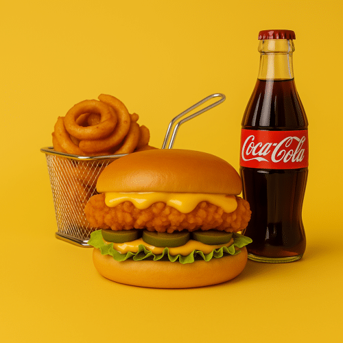 Spicy chick'n menu
