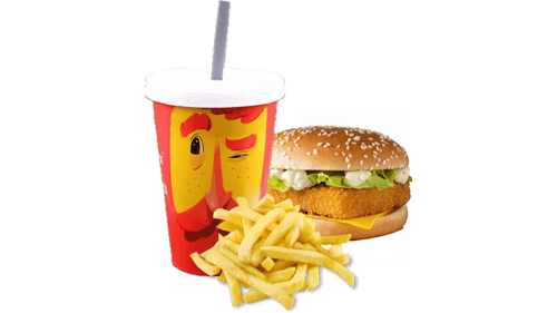 King of the Sea Fish Filet Burger Menu
