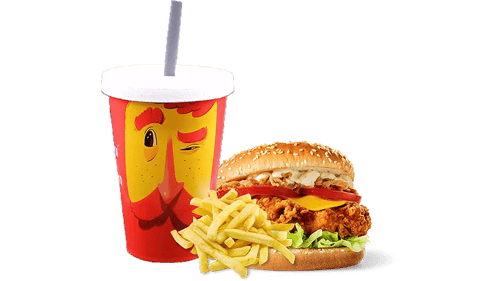 Tower Chickenburger menu