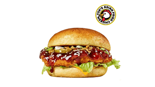 Soy Garlic Chickenthigh burger