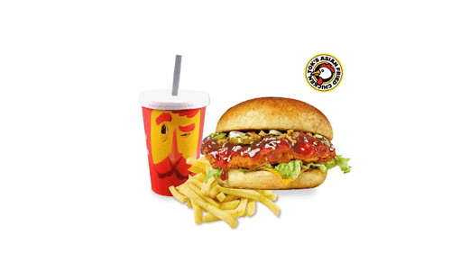 Sweet Sesame Chicken burger menu