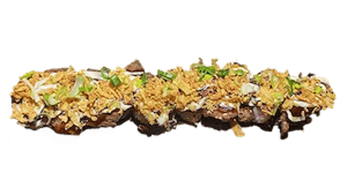 160. Flamed beef roll