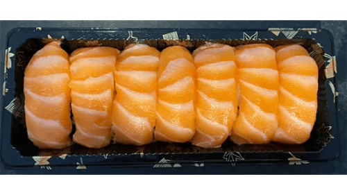 002. Zalm nigiri box (7 stuks)