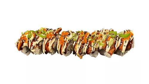 172. Flamed unagi ebi roll